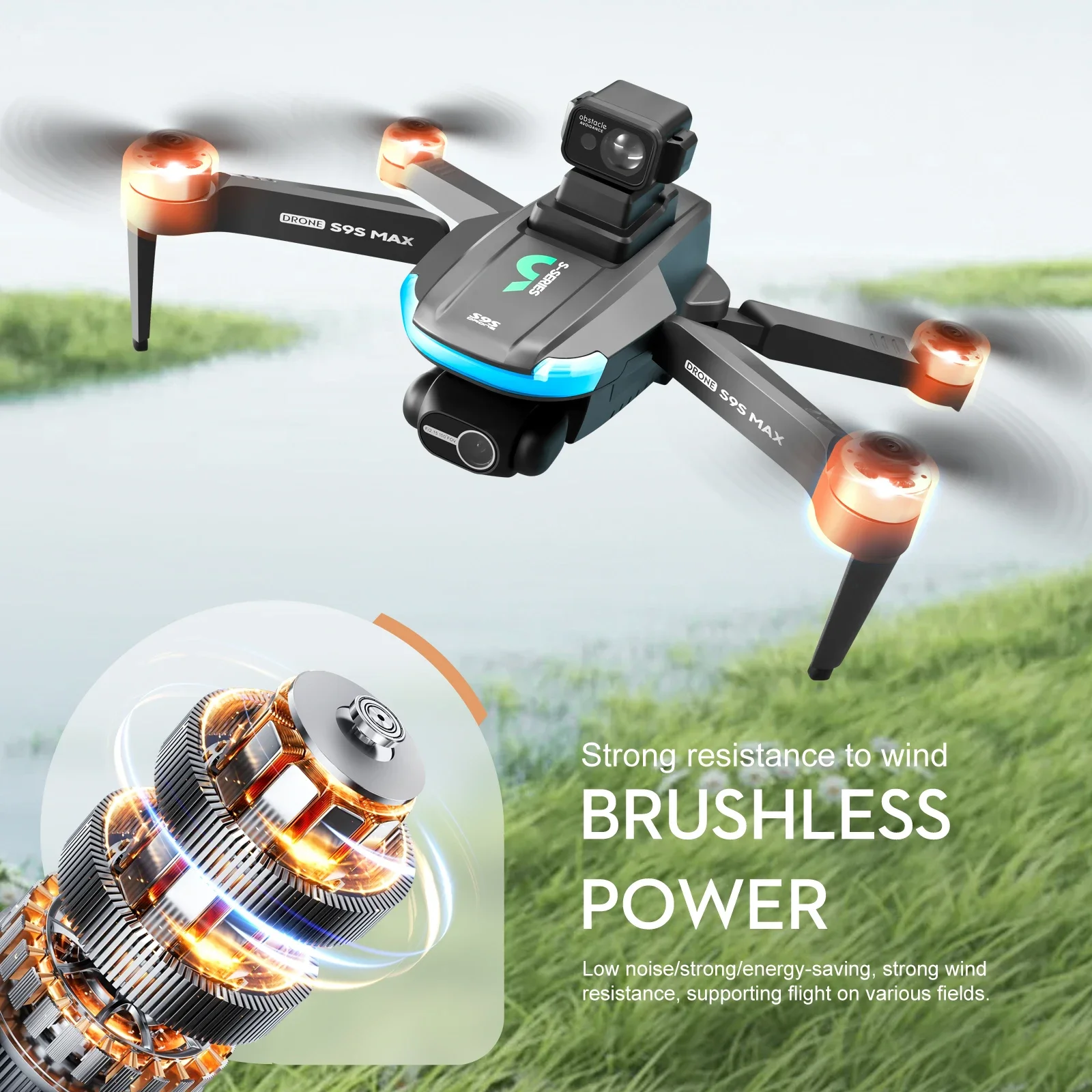 NEW S9S MAX MINI Drone 4K 2-Ax - Drone Aerial Photography 评论和价格