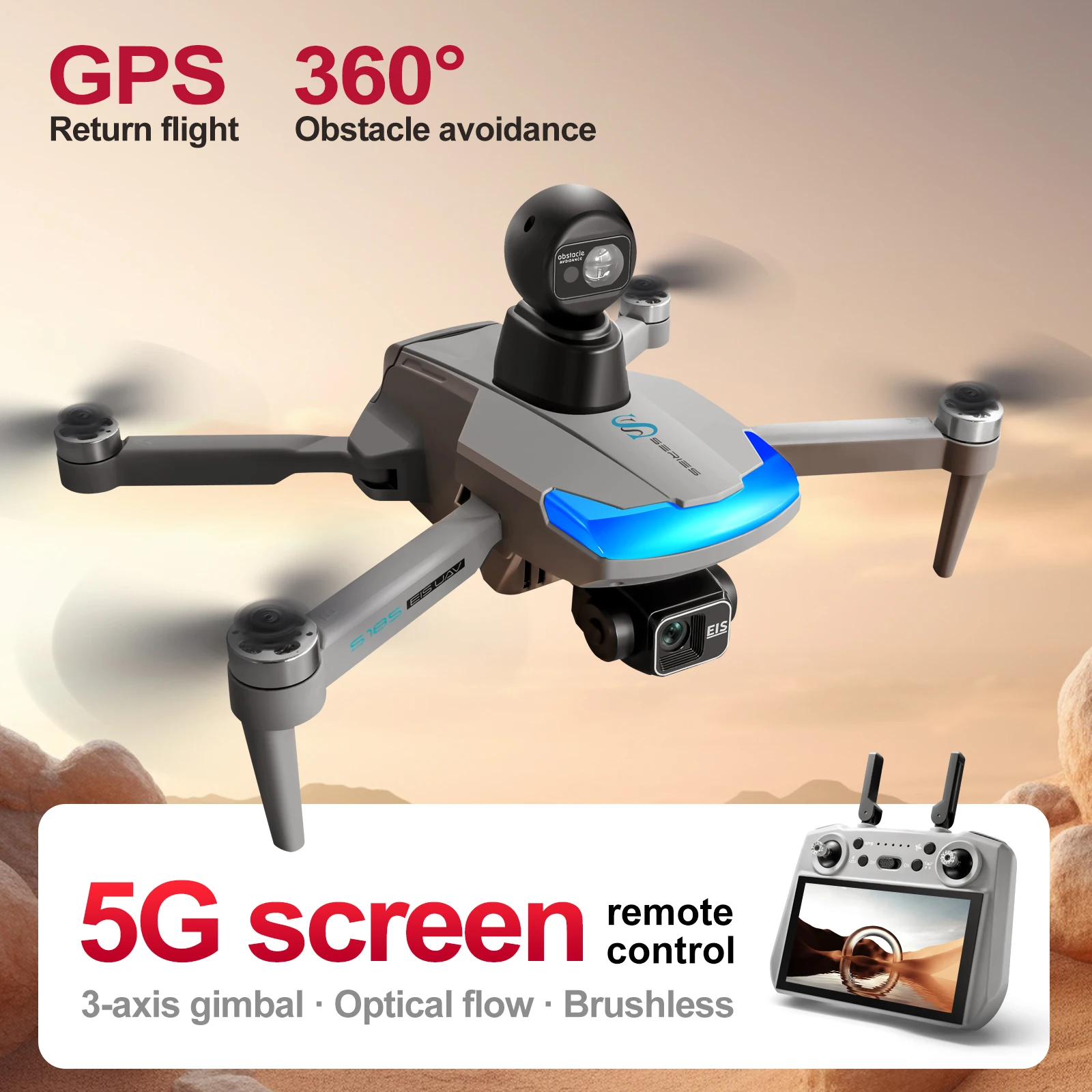 S185 Professional Drone 2.7K H - Drone Surveying 评论和价格